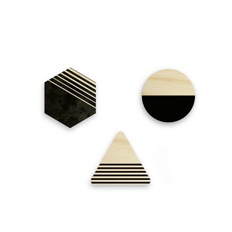 Conjunto 3 Ganchos de Parede Organizadores para Closet 7x7,8x7 Uatt Presentes