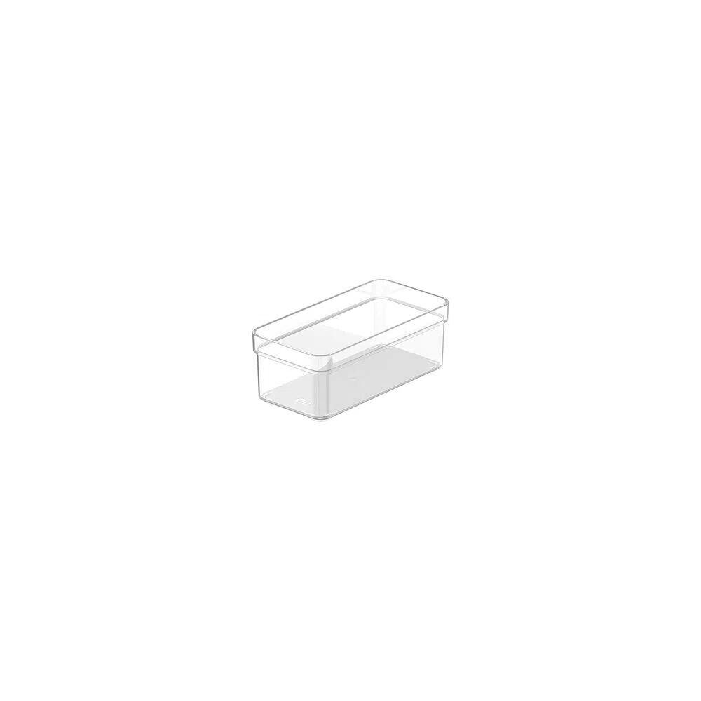 Organizador de Gaveta Clear Acrilico 15x7,5x5,6cm Natural Martiplast