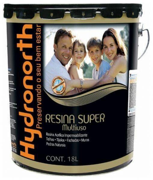 Resina Acrílica Super 18L Incolor Hydronorth
