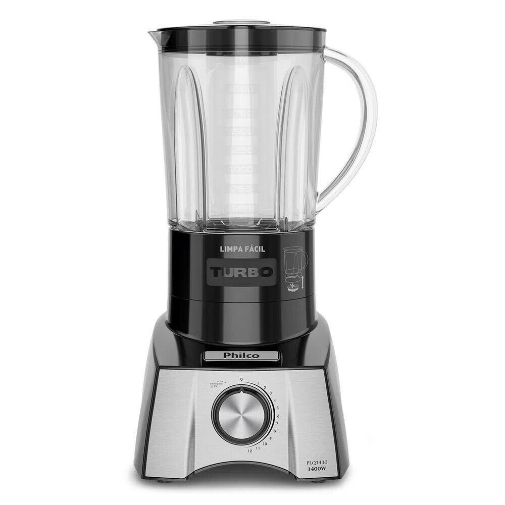 Liquidificador Philco PLQ1430 1400W Preto Inox