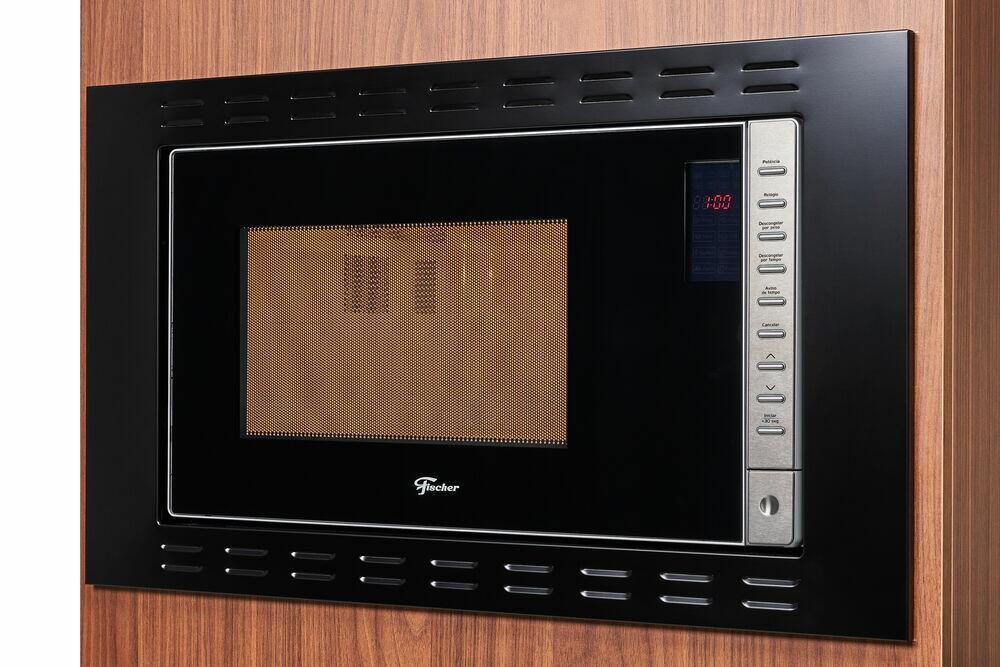 Micro-ondas de Embutir 25L Preto Fischer