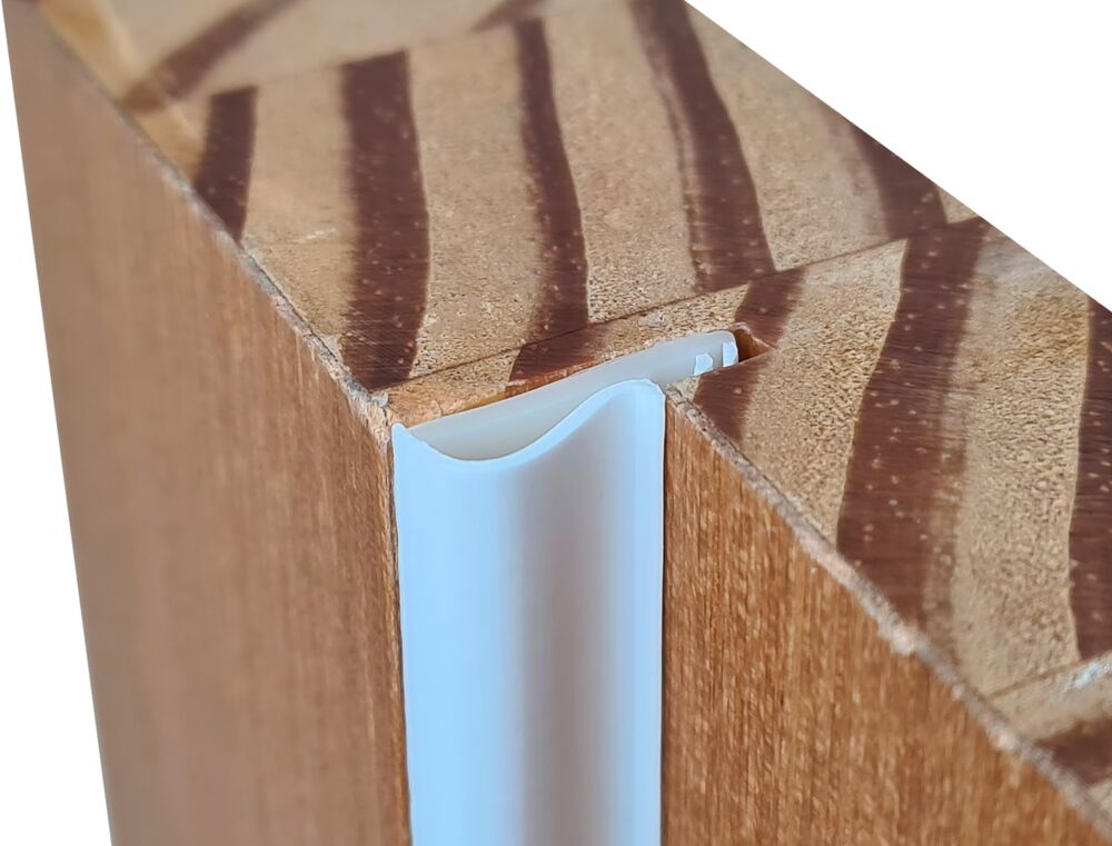 Protetor de Borracha para Porta 6062 5M Branco Belledoor