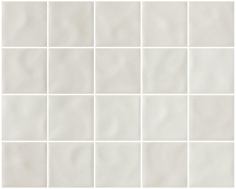 Piso Cerâmico Prisma Off White Bold Brilhante 7,5x7,5 Eliane