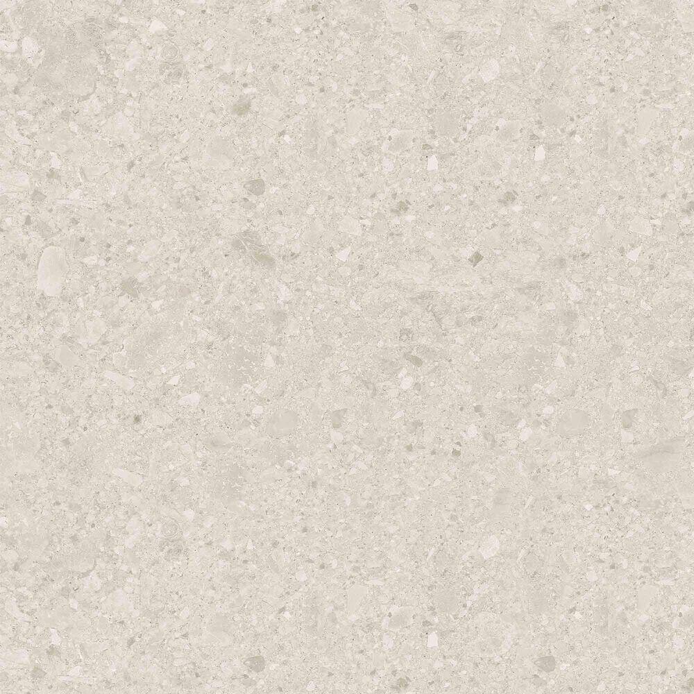 Porcelanato Terrazzine Bianco Retificado Acetinado 72x72 Savane
