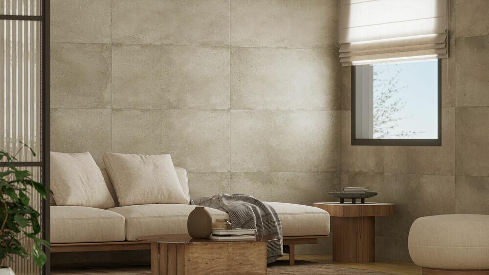 Porcelanato Concretíssimo Retificado Acetinado 56X113 Savane