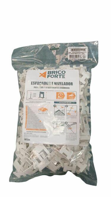 Espaçador para Nivelamento 300 Peças 2mm Brico Forte