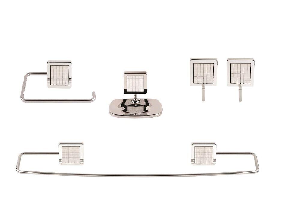 Kit para Banheiro 5 Peças Obi Branco Jackwal