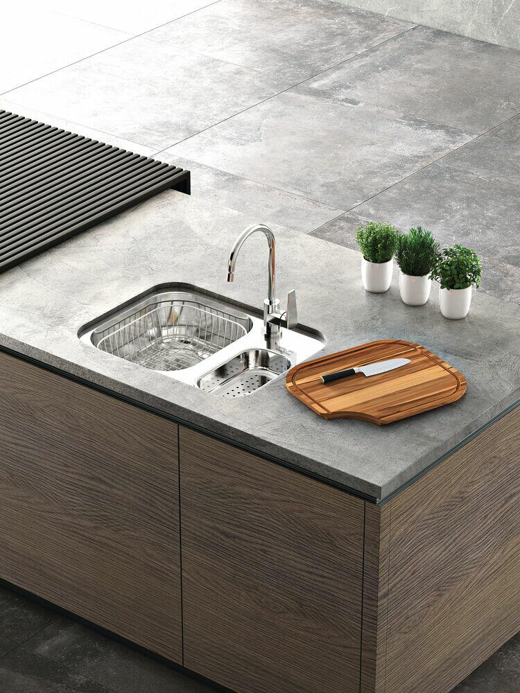 Cuba para Cozinha de Embutir Inox Dupla 54,5x40x18 Lift Docol