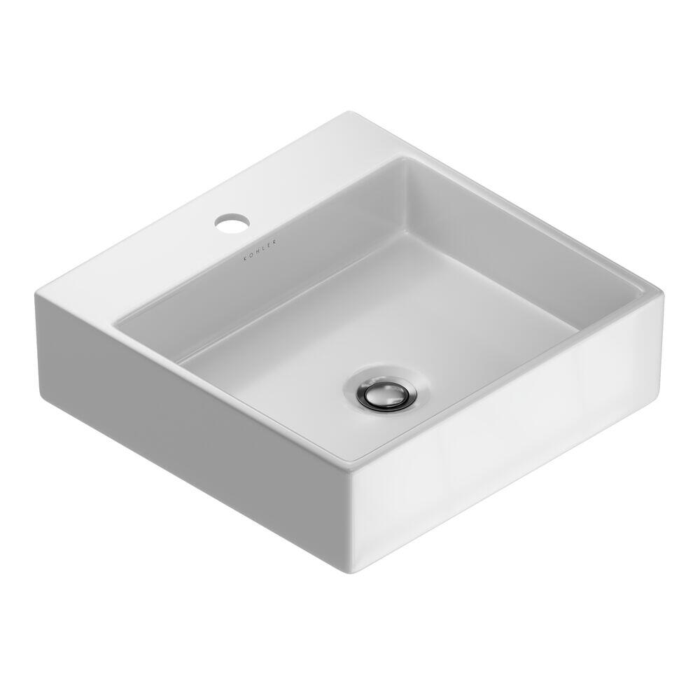 Cuba para Banheiro de Apoio 41x4cm Branco Taut Kohler