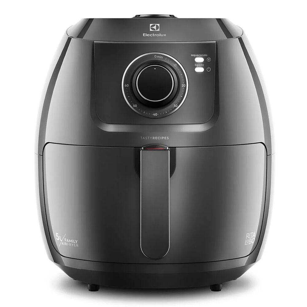 Fritadeira Elétrica Sem Óleo Air Fryer 5L Eaf50 Grafite Electrolux
