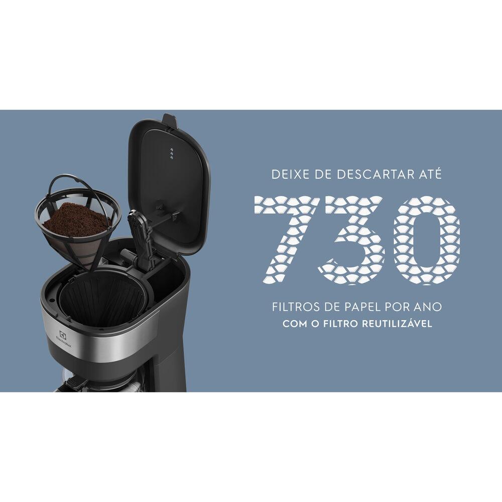 Cafeteira 800w Ecm25 Cinza 220v Electrolux