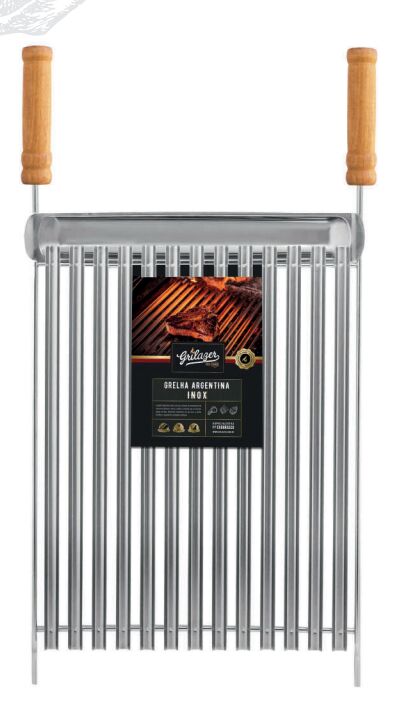 Grelha para Parrilha Standard Inox 40x40cm Grilazer