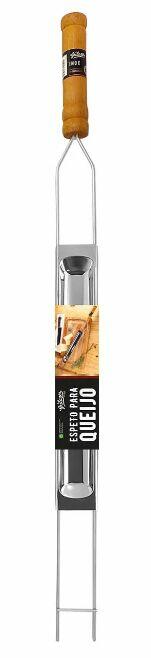 Espeto para Queijo Inox 75cm Grilazer