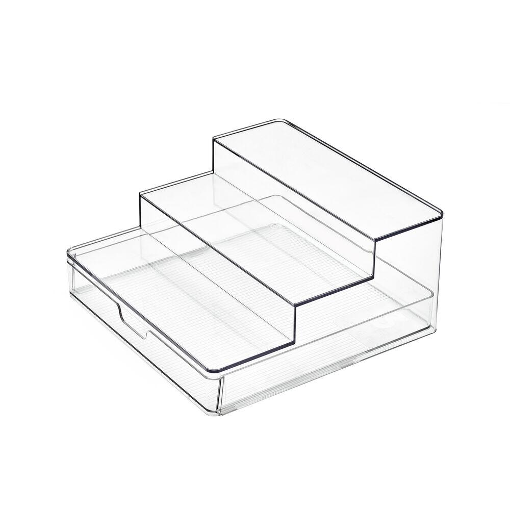 Organizador Dália Transparente Com 3 Níveis 26,7x26,7cm  Casa&Ideia