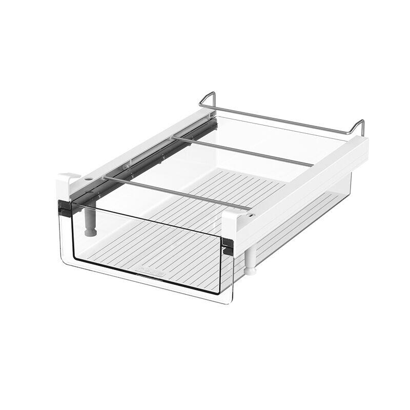 Organizador Bogarim  Transparente Com 3 Divisórias 36x24,3cm 10l Casa&Ideia