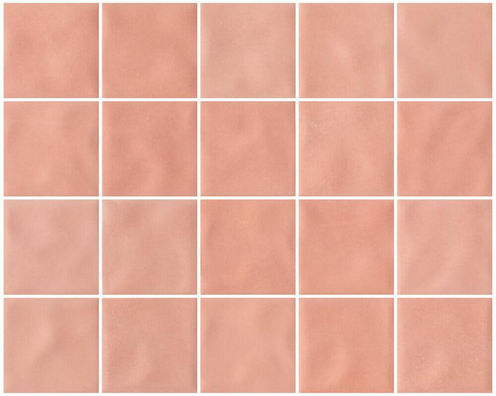 Piso Cerâmico Prisma Rose Mesh 7,5x7,5 Bold Brilhante Eliane