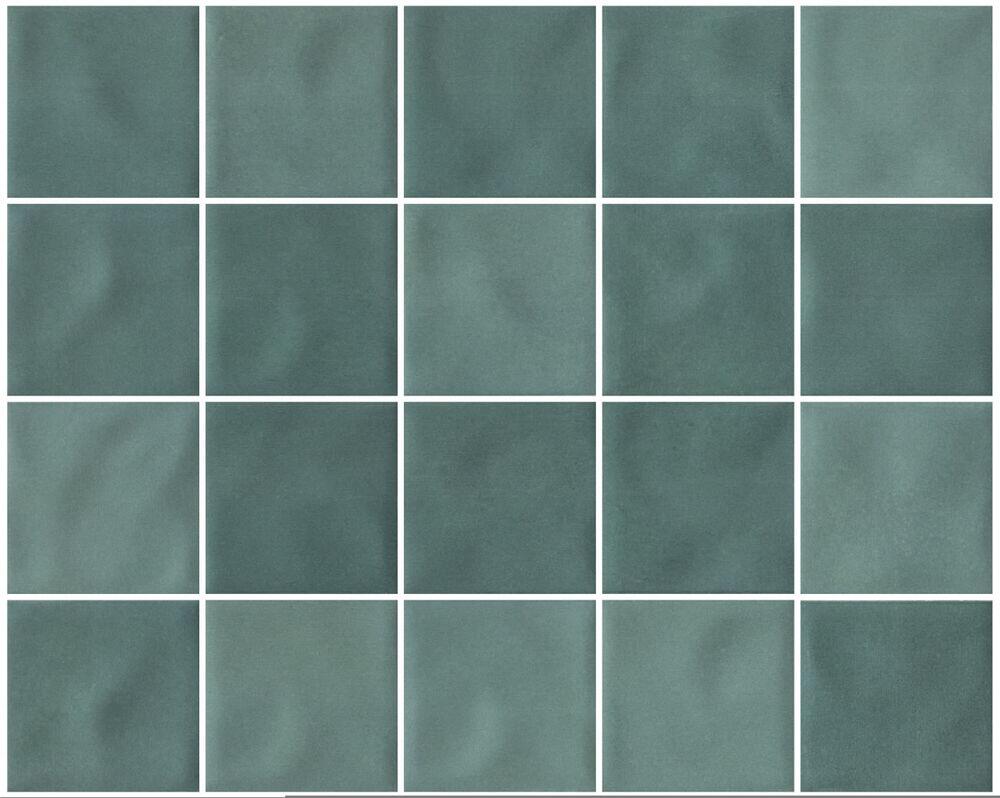 Piso Cerâmico Prisma Veggie Mesh Bold Brilhante 7,5x7,5 Eliane
