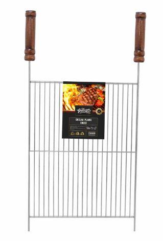 Grelha de Churrasco Plana Inox 40x50cm Grilazer