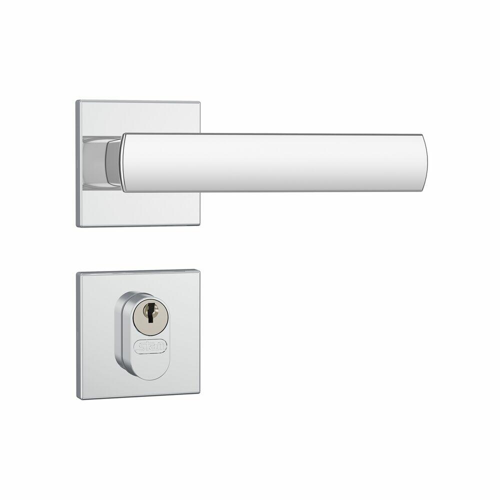 Fechadura Roseta Quadrada Externa 40MM 803/35 Inox Stam