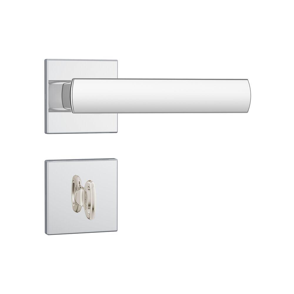 Fechadura Roseta Quadrada Banheiro 40MM 823/35 Inox Stam