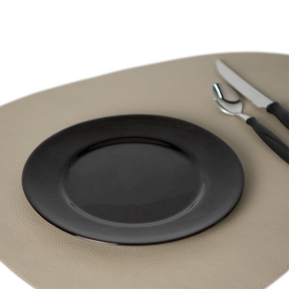 Prato Sobremesa Opaline Preto Vidro 19cm Casa&ideia