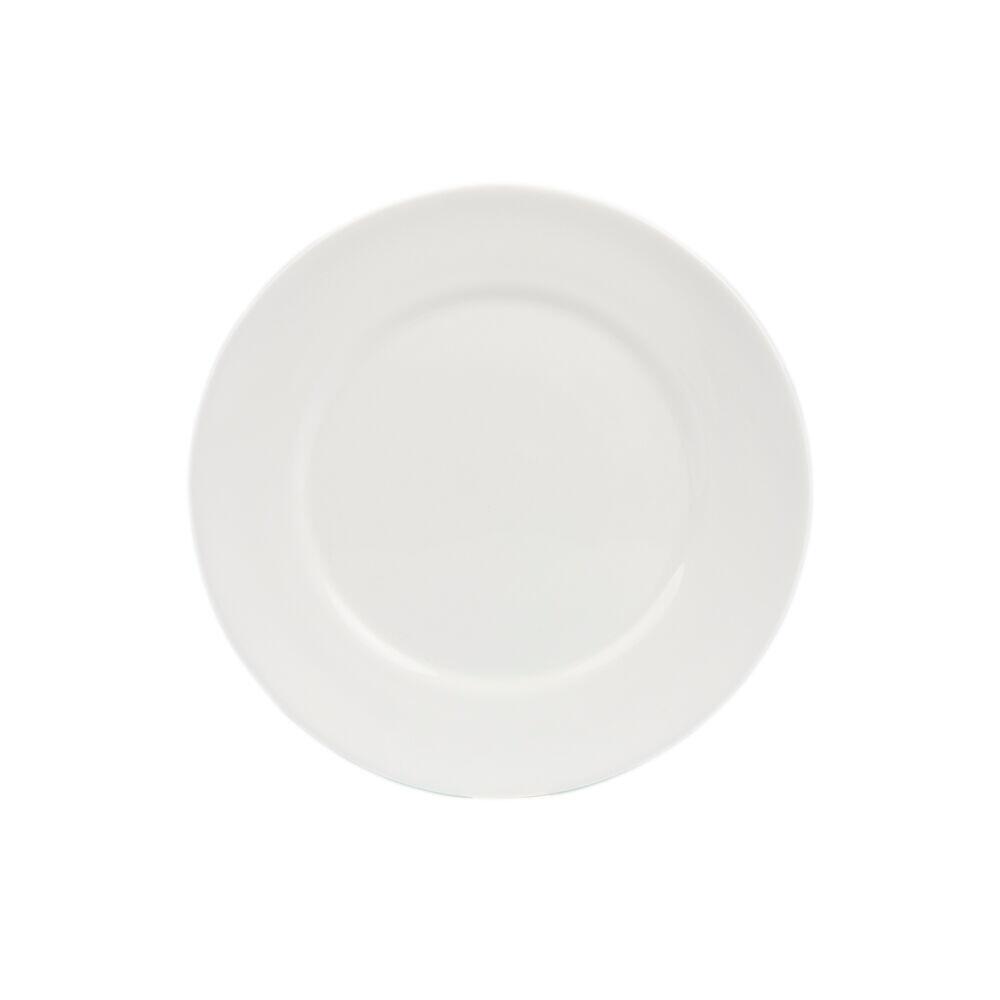 Prato Raso Branco Vidro 19cm Casa&ideia