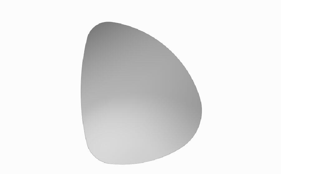Espelho Lapidado Oval 55x65cm Astra
