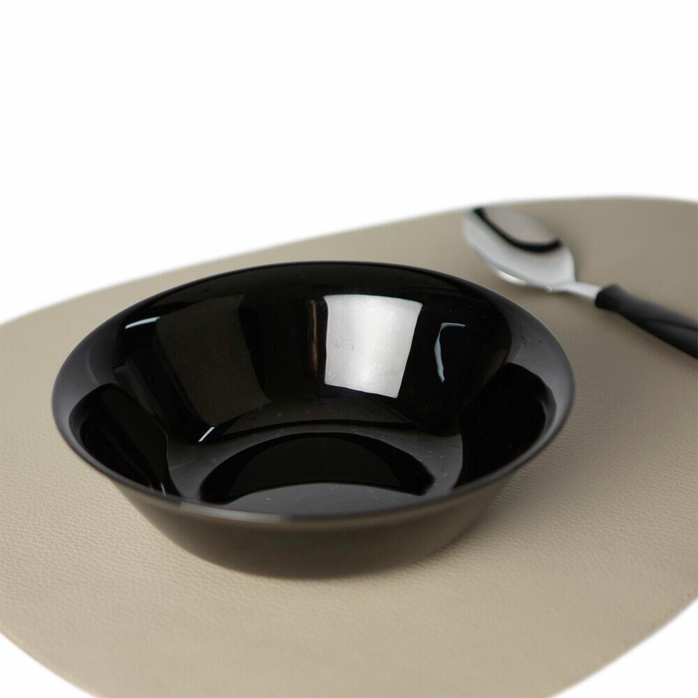 Tigela para Sopa Preto Vidro 19cm Casa&ideia