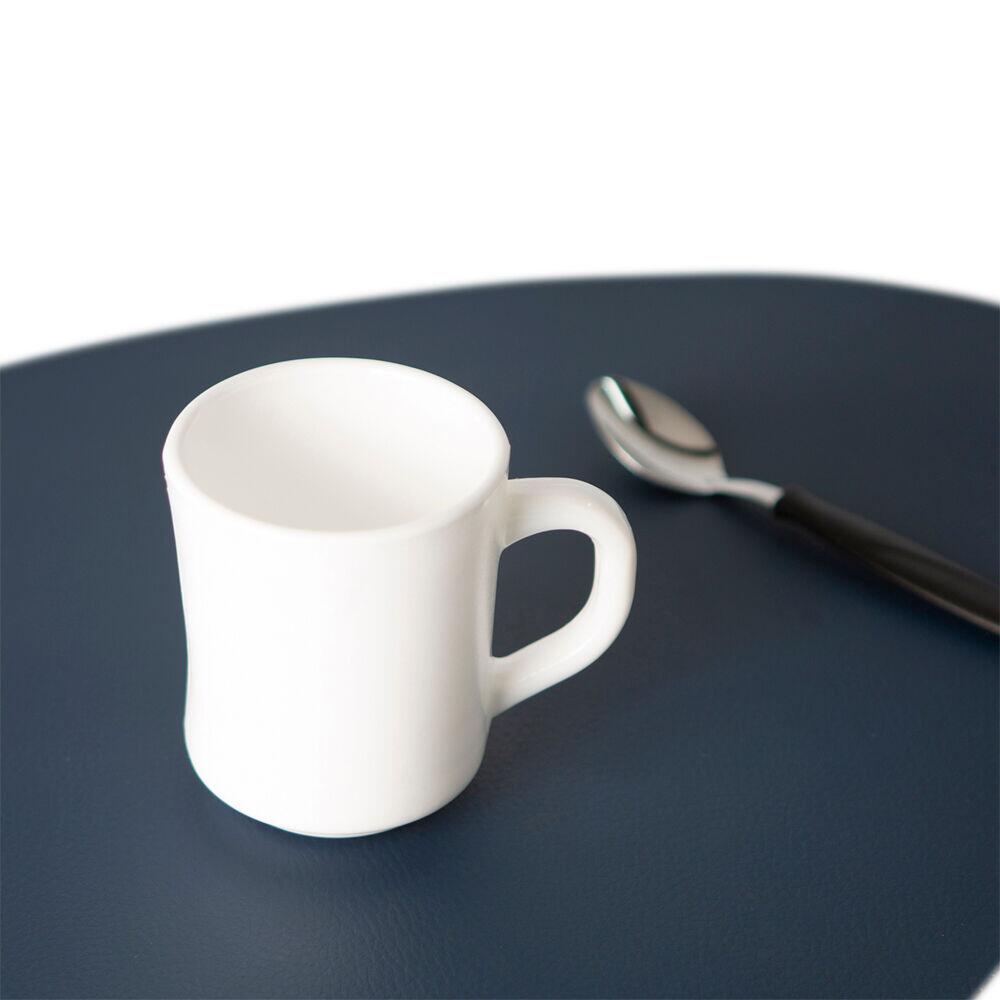 Caneca 230ml Branca de Vidro Casa&ideia