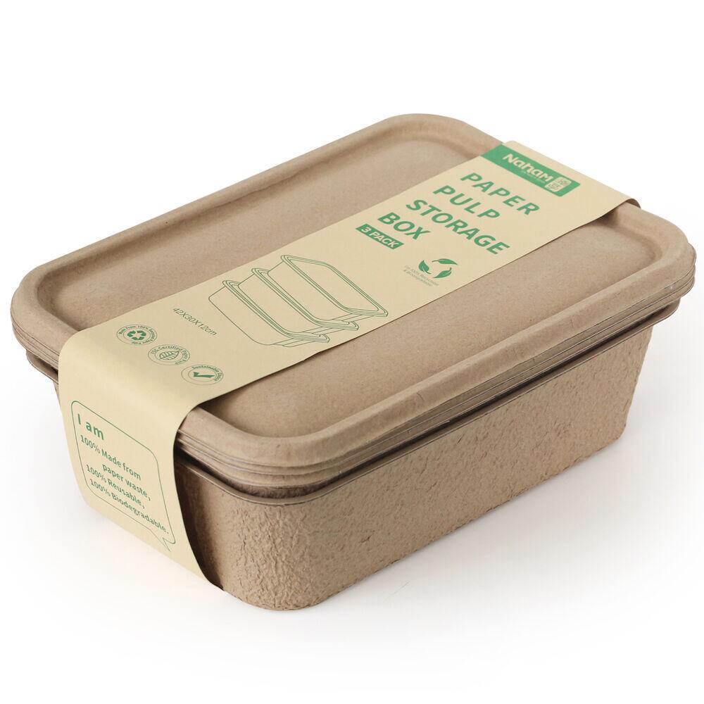 Caixa Reciclável 42x30x12 10l Eco Natural Casa&ideia