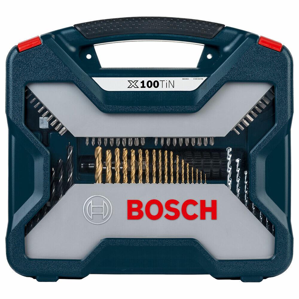 Kit para Fixar e Parafusar 100 Peças X-Line Bosch