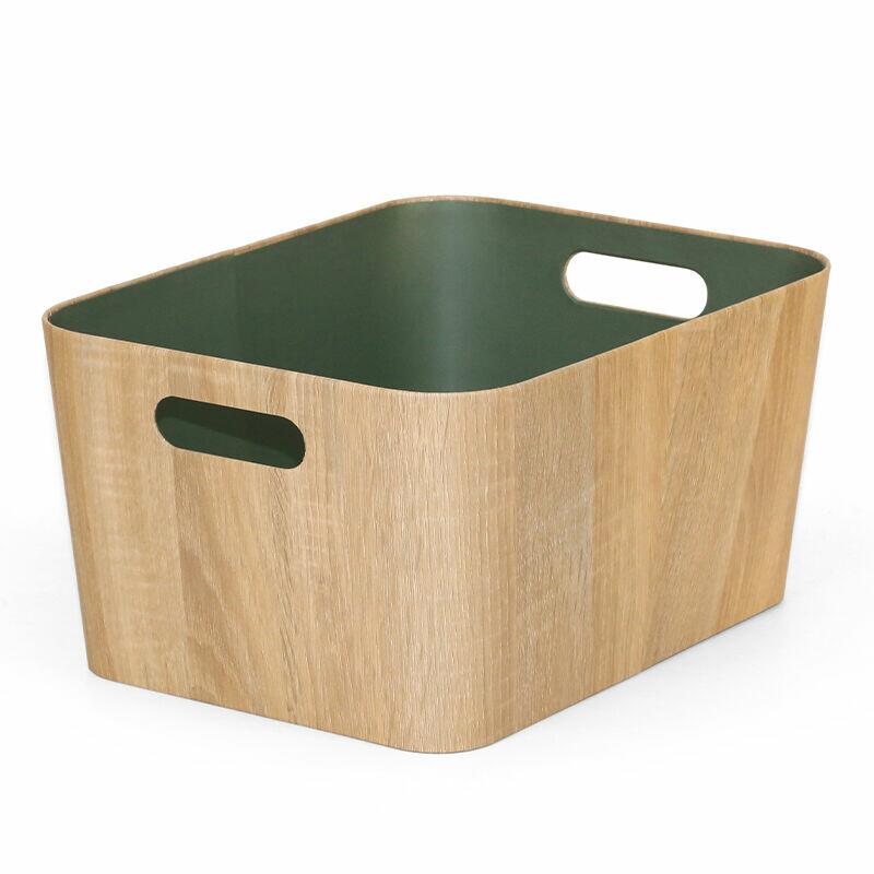 Cesto Multifuncional 20l 100% Reciclado Natural Ecobio 40,6X30,5X20,3 Casa&Ideia