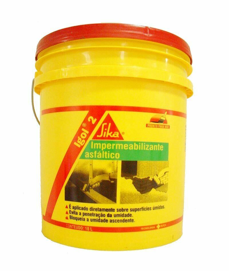 Impermeabilizante Igol 2 18L Preto Sika