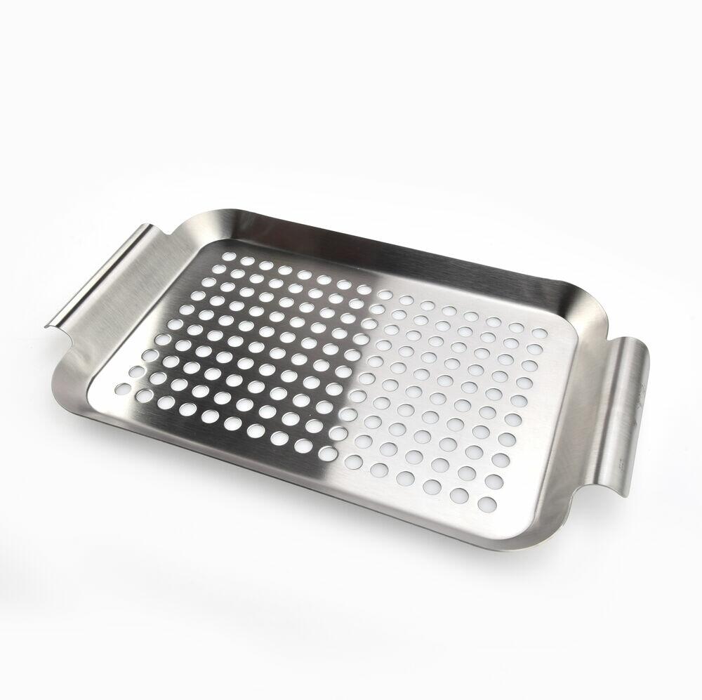 Grelha para Churrasco 33x18,5x2cm Aço Fosco Inox Fascino