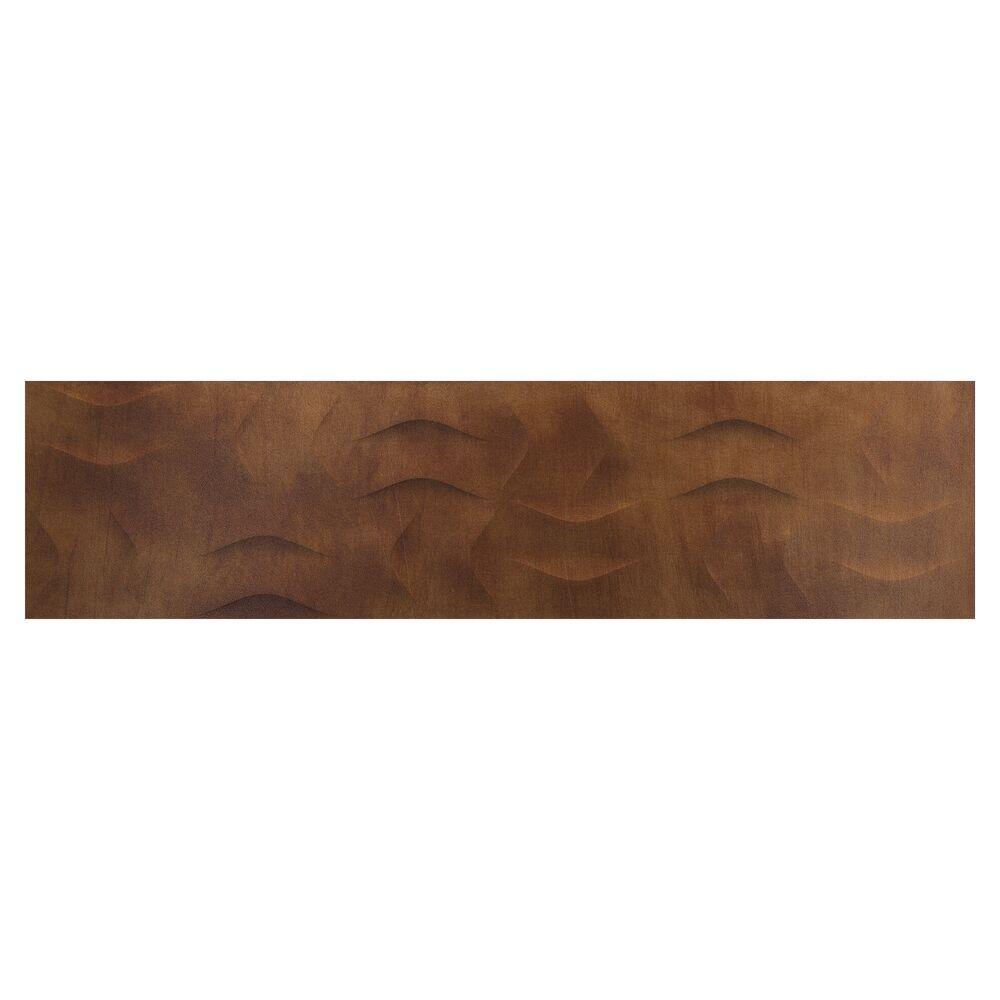 Revestimento Parede Luste Decor Brown Matte Lux Retificado Acetinado 29X117 Ceusa