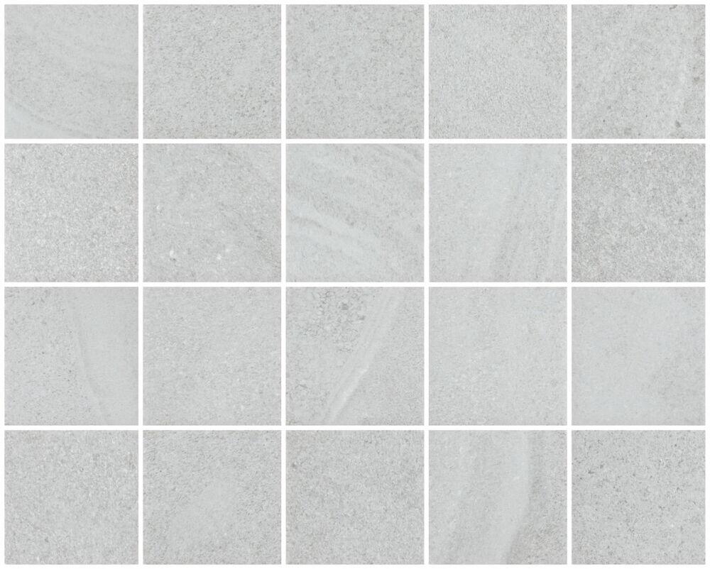 Piso Cerâmico Khali Glacial Mesh Bold Externo 7,5x7,5 Eliane