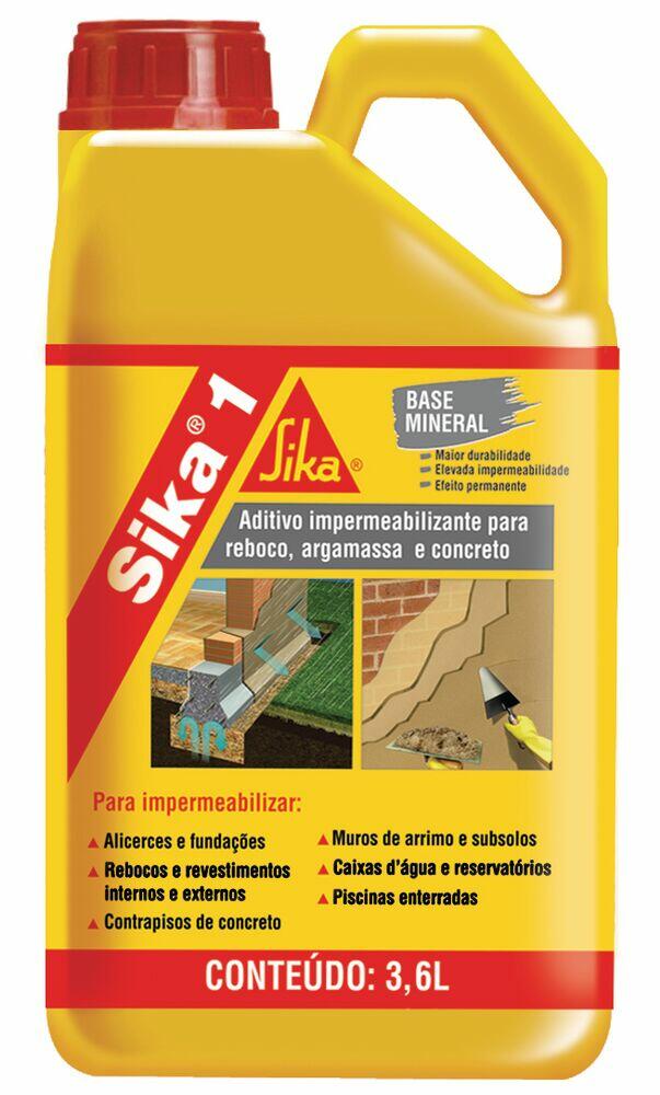 Aditivo Impermeabilizante 3,6L Sika 1