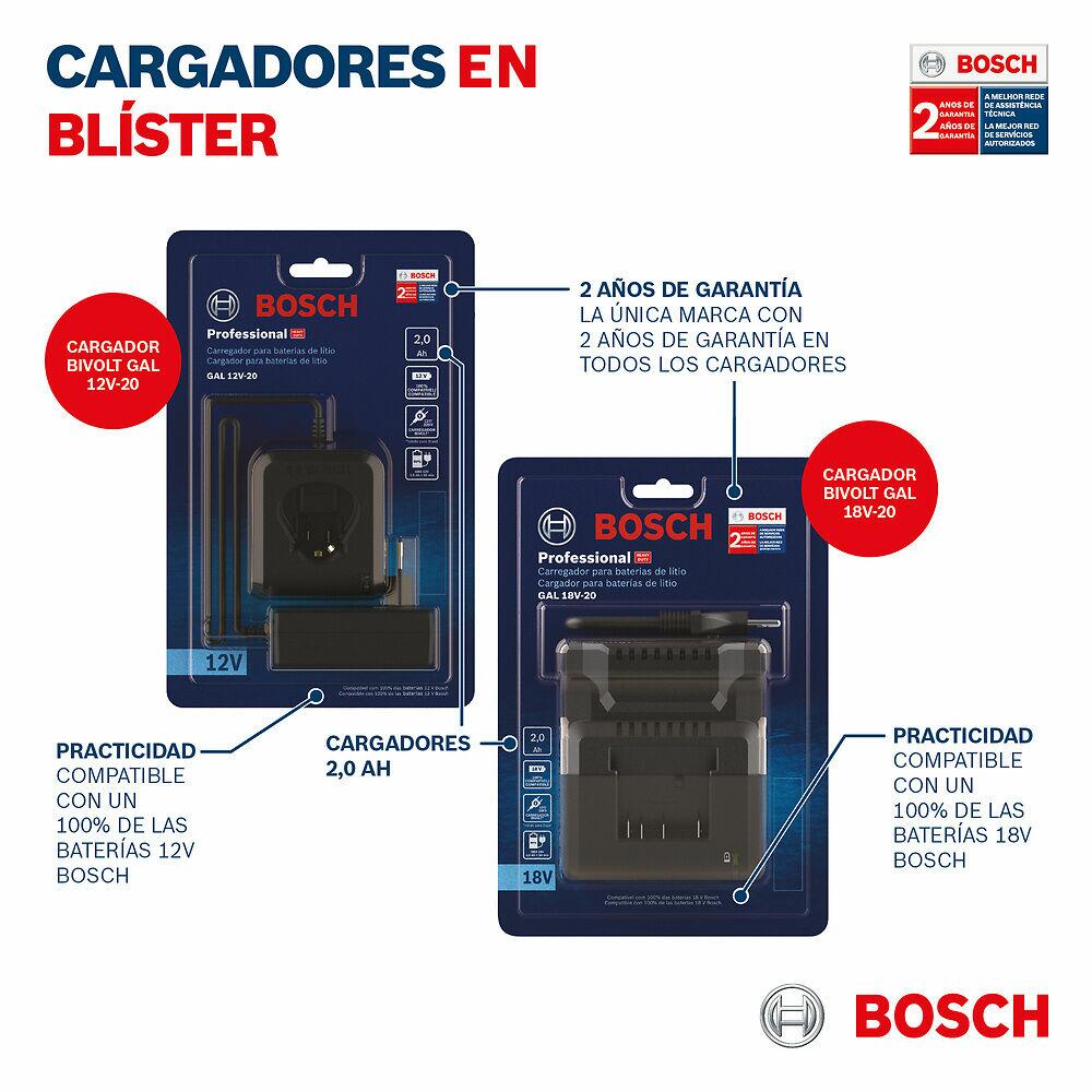 Carregador Bateria 18v Gal 18v-20 Azul Bosch