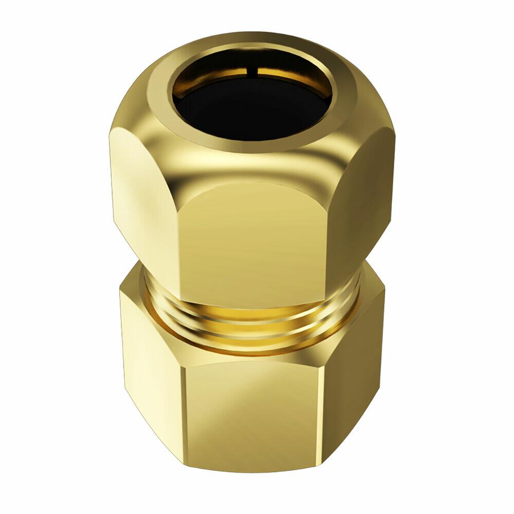 Adaptador De Aperto Rápido 1/2 Bsp 3/8 Latão Roco