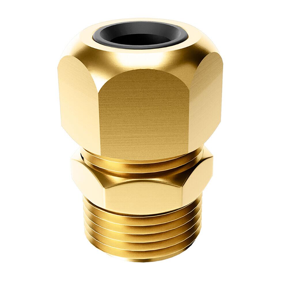 Adaptador De Aperto Rápido 1/2 Bsp 3/8 Latão Roco