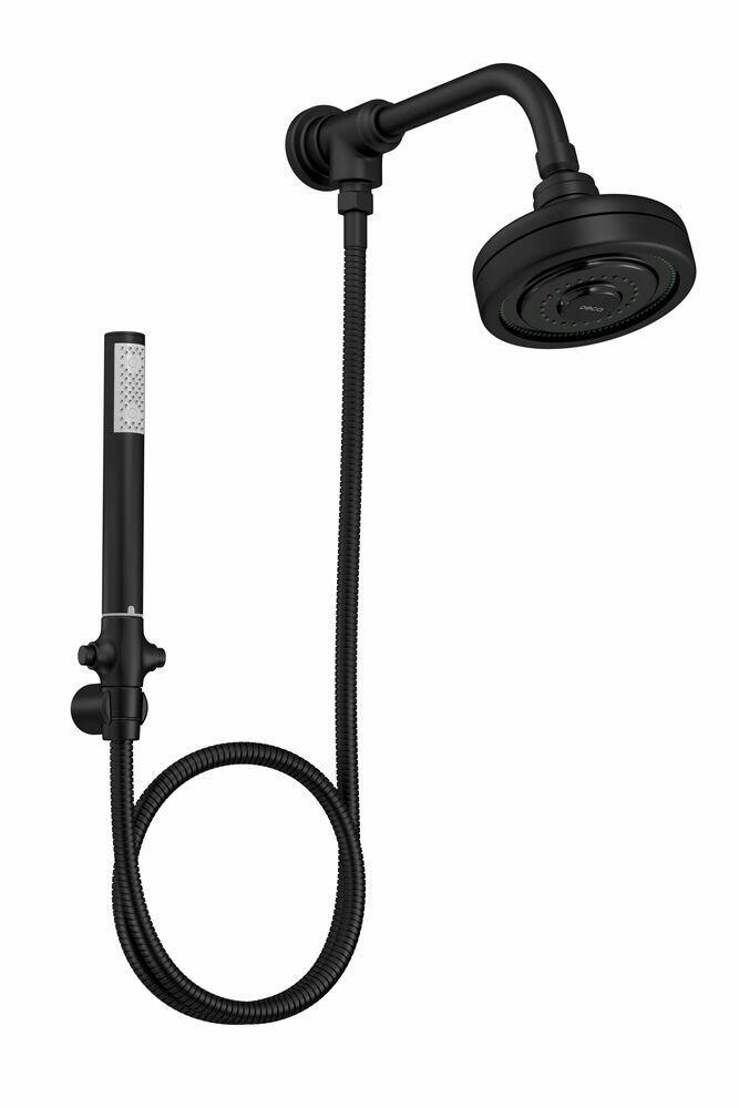 Chuveiro com Desviador Acqua Plus Black Matte Deca