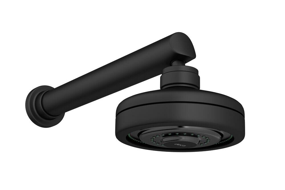 Chuveiro com Tubo Parede Acqua Plus Black Matt Deca