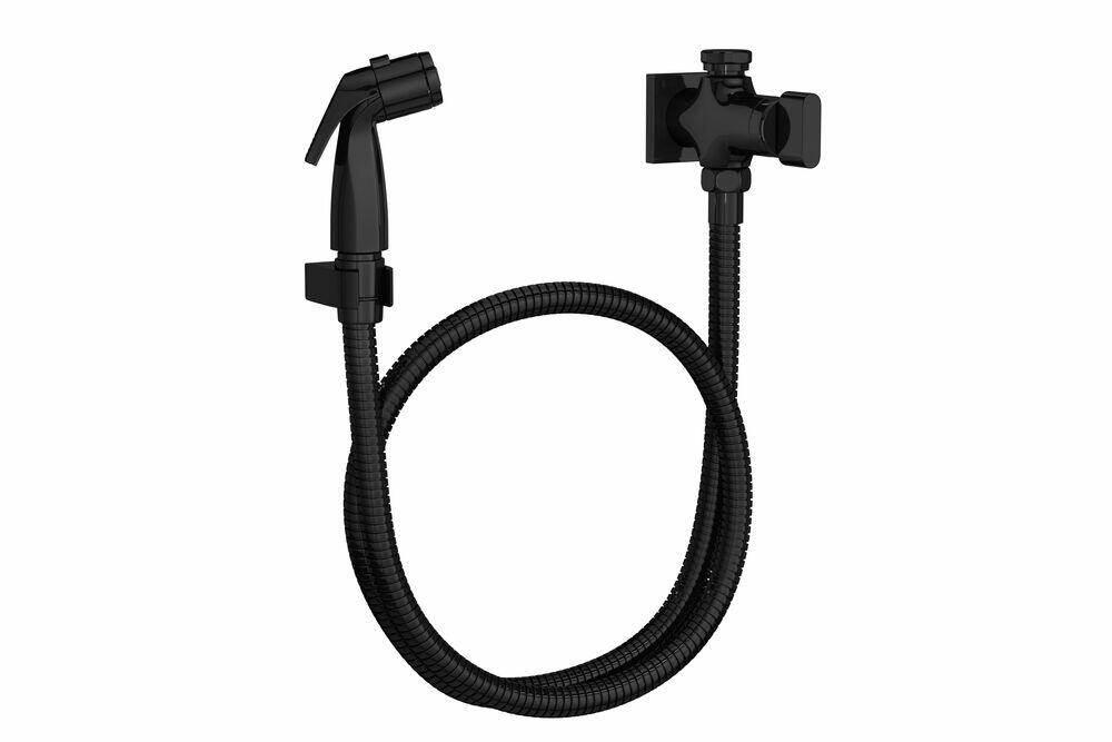 Ducha Higiênica com Registro e Derivação Polo Black Noir Deca