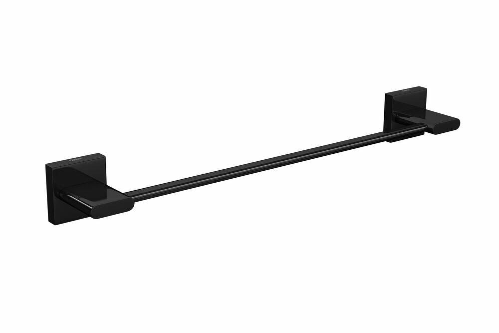 Porta Toalha Barra 30cm Polo Black Noir Deca