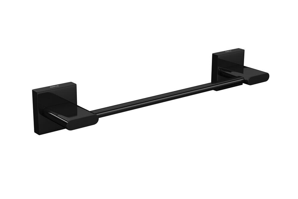 Porta Toalha Barra 20cm Polo Black Noir Deca