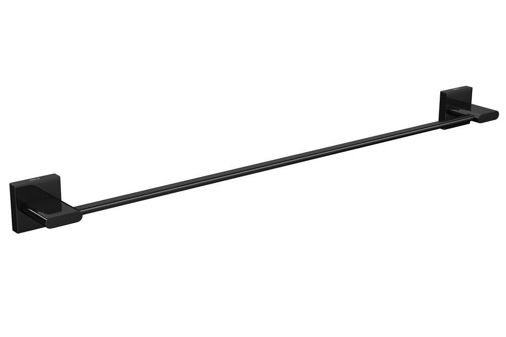 Porta Toalha Barra 50cm Polo Black Noir Deca