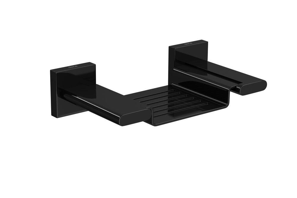 Saboneteira para Parede Polo BL33 Black Noir Deca