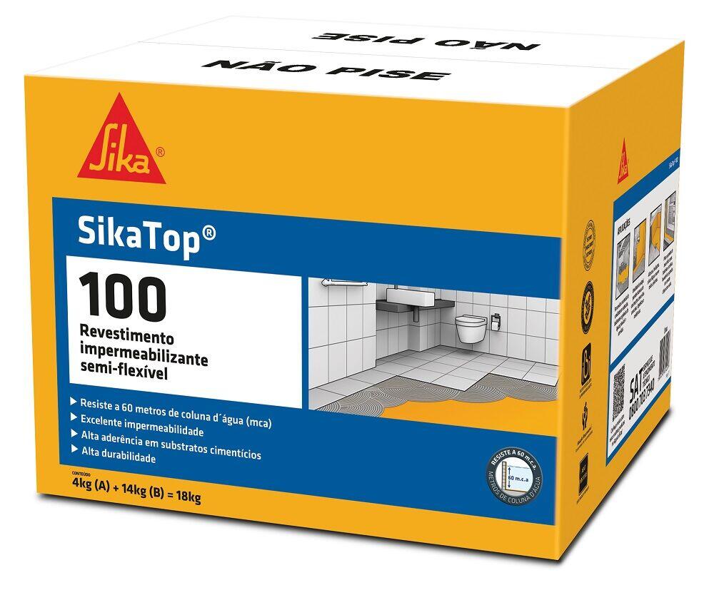Impermeabilizante Top 100 18kg Cinza Sika