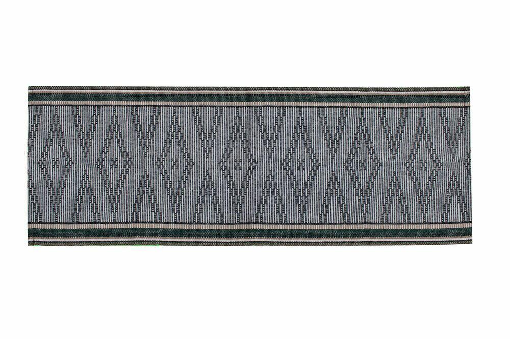 Passadeira Monaco Cinza Escuro 50x140cm Artesanal Teares