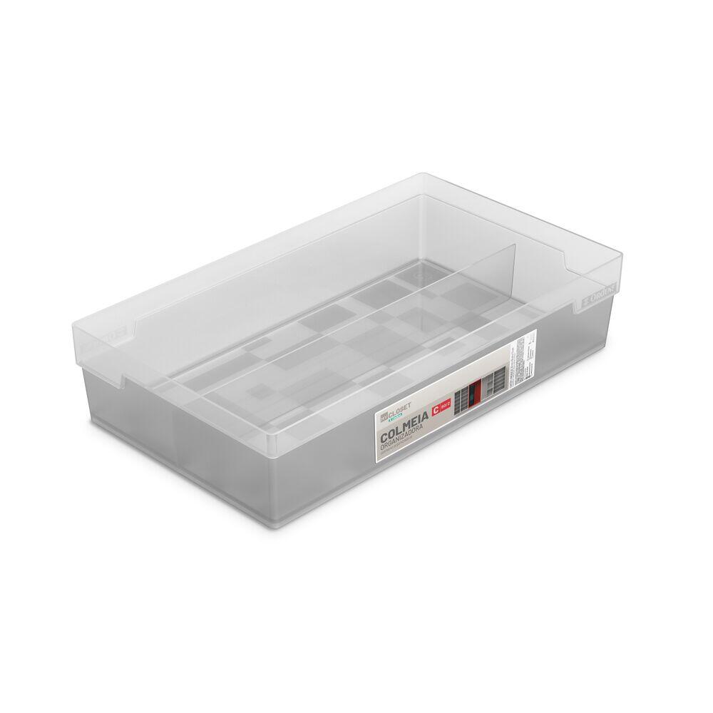 Organizador Plástico Gaveta C80/2 Cr1x4 Cristal Ordene